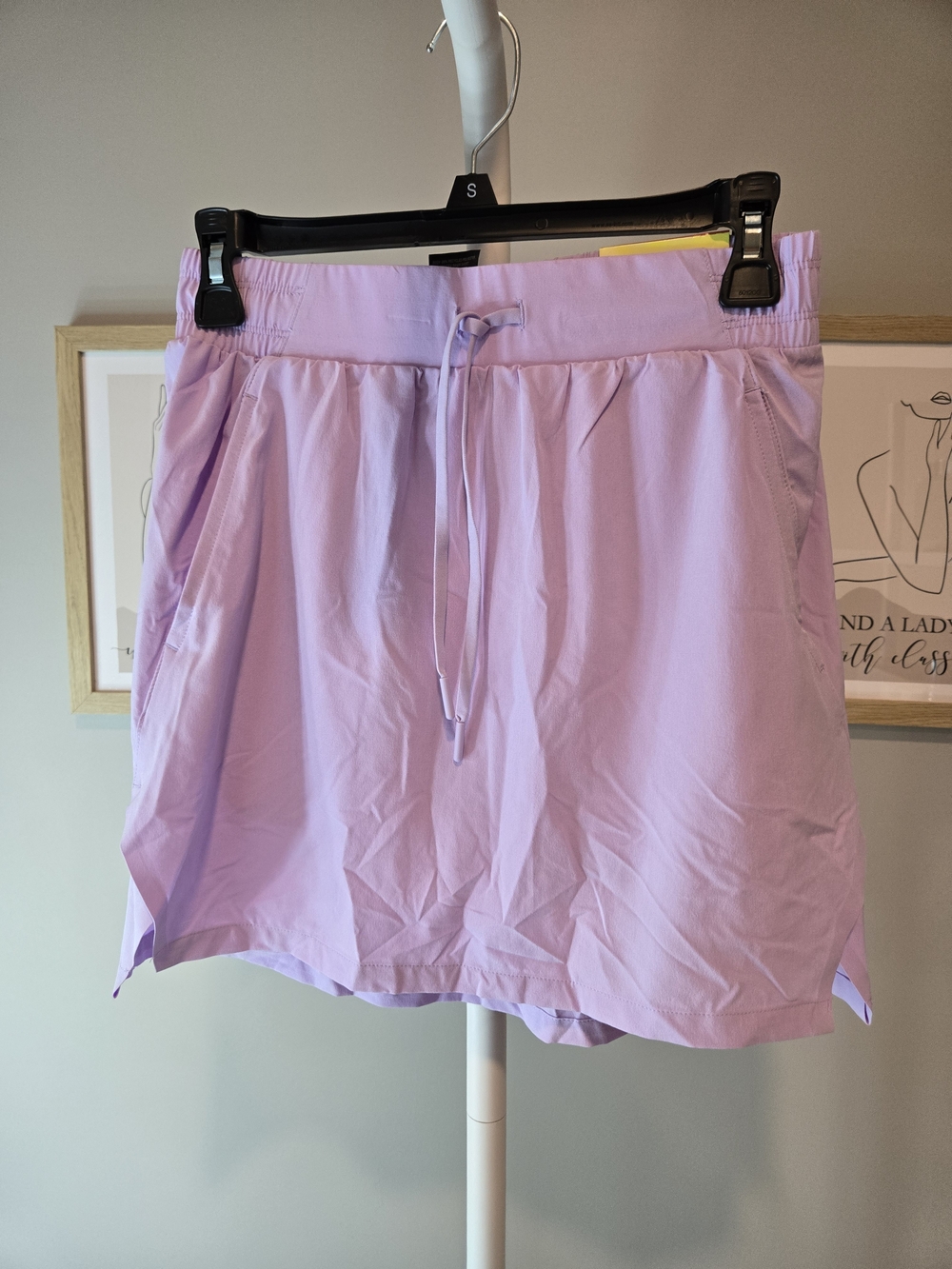 all in motion Lavender Drawstring Skort